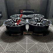 24 INCH FORGED WHEELS RIMS for MERCEDES BENZ G CLASS W464 2023 custom fit buy OEM Mercedes Benz 10 double spokes black A4654011000