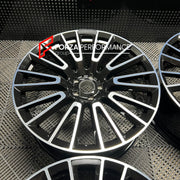 24 INCH FORGED WHEELS RIMS for MERCEDES BENZ G CLASS W464 2023 custom fit buy OEM Mercedes Benz 10 double spokes black A4654011000