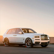 We manufacture premium quality forged wheels for ROLLS ROYCE CULLINAN 2024+&nbsp;in any design, size, color.

THIS WHEEL DESIGN CAN BE CUSTOM-MADE FOR YOUR CAR IN ANY SIZE AND COLOR OPTIONS
Available in monoblock, 2-piece, 3-piece, duoblock, beadlock
3D wheel renderings are provided according to the exact dimensions and specifications requested by the client, ensuring proper fitment for their car prior to production

OPTIONS:&nbsp;

Brushed, polished, chrome, dual-color, milled face&nbsp;&nbsp;
Floating spi