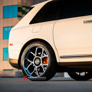 We manufacture premium quality forged wheels for ROLLS ROYCE CULLINAN 2024+&nbsp;in any design, size, color.

THIS WHEEL DESIGN CAN BE CUSTOM-MADE FOR YOUR CAR IN ANY SIZE AND COLOR OPTIONS
Available in monoblock, 2-piece, 3-piece, duoblock, beadlock
3D wheel renderings are provided according to the exact dimensions and specifications requested by the client, ensuring proper fitment for their car prior to production

OPTIONS:&nbsp;

Brushed, polished, chrome, dual-color, milled face&nbsp;&nbsp;
Floating spi
