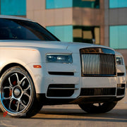 We manufacture premium quality forged wheels for ROLLS ROYCE CULLINAN 2024+&nbsp;in any design, size, color.

THIS WHEEL DESIGN CAN BE CUSTOM-MADE FOR YOUR CAR IN ANY SIZE AND COLOR OPTIONS
Available in monoblock, 2-piece, 3-piece, duoblock, beadlock
3D wheel renderings are provided according to the exact dimensions and specifications requested by the client, ensuring proper fitment for their car prior to production

OPTIONS:&nbsp;

Brushed, polished, chrome, dual-color, milled face&nbsp;&nbsp;
Floating spi