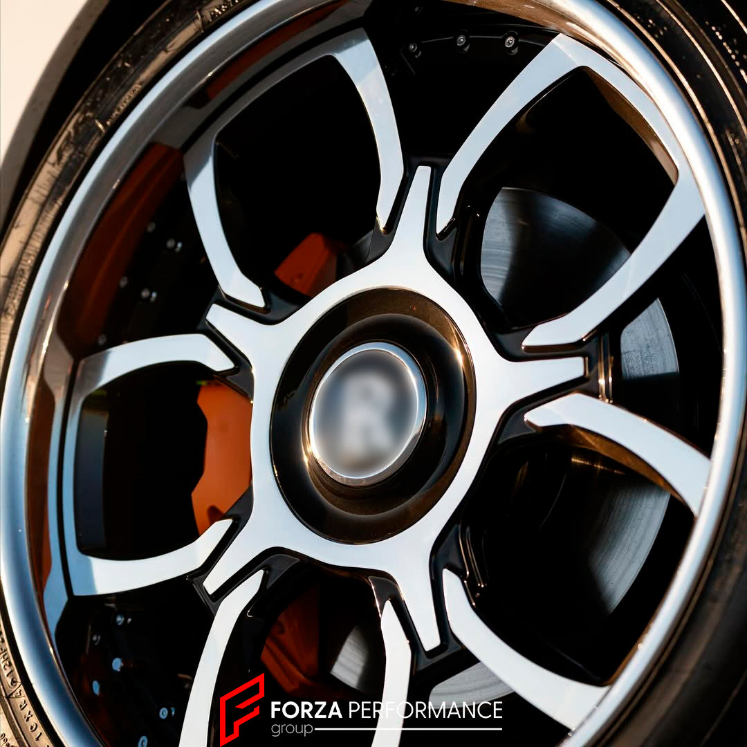 We manufacture premium quality forged wheels for ROLLS ROYCE CULLINAN 2024+&nbsp;in any design, size, color.

THIS WHEEL DESIGN CAN BE CUSTOM-MADE FOR YOUR CAR IN ANY SIZE AND COLOR OPTIONS
Available in monoblock, 2-piece, 3-piece, duoblock, beadlock
3D wheel renderings are provided according to the exact dimensions and specifications requested by the client, ensuring proper fitment for their car prior to production

OPTIONS:&nbsp;

Brushed, polished, chrome, dual-color, milled face&nbsp;&nbsp;
Floating spi