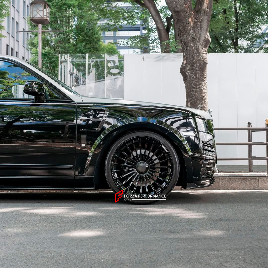 We manufacture premium quality forged wheels for ROLLS ROYCE CULLINAN I RR31 2018 - 2024&nbsp;in any design, size, color.

THIS WHEEL DESIGN CAN BE CUSTOM-MADE FOR YOUR CAR IN ANY SIZE AND COLOR OPTIONS
Available in monoblock, 2-piece, 3-piece, duoblock, beadlock
3D wheel renderings are provided according to the exact dimensions and specifications requested by the client, ensuring proper fitment for their car prior to production

OPTIONS:&nbsp;

Brushed, polished, chrome, dual-color, milled face&nbsp;&nbsp;
