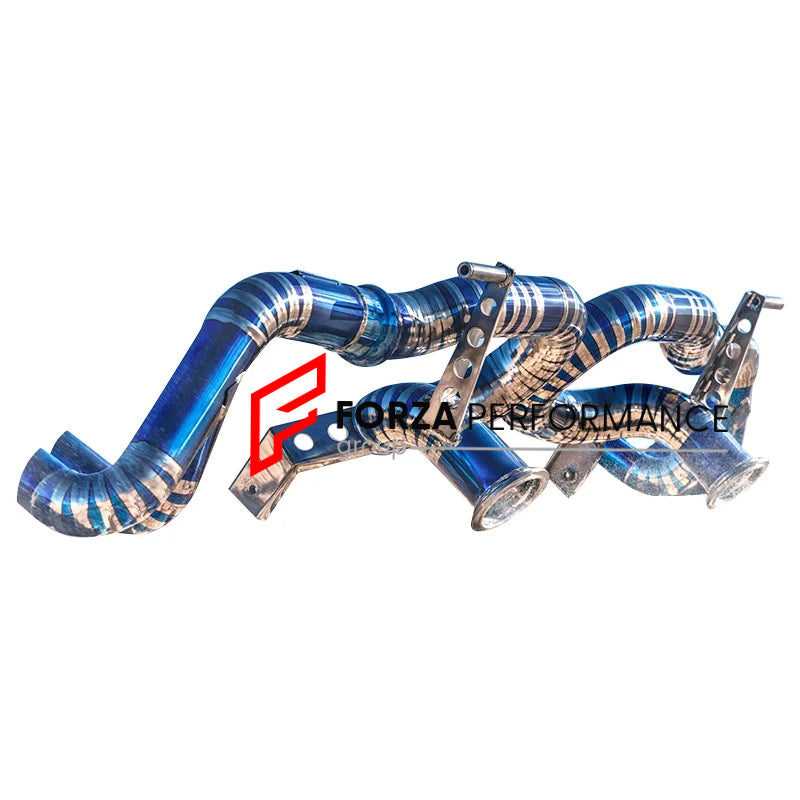 Titanium Muffler Bypass For Lamborghini Huracan