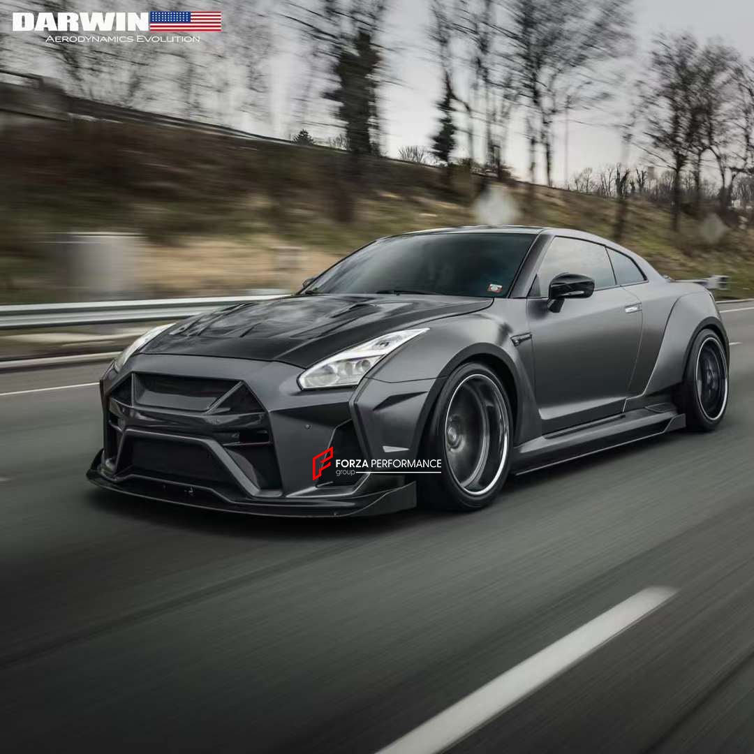 CARBON WIDE BODY KIT for NISSAN GT-R R35 2008 - 2020 | AUTHENTIC DARWI ...