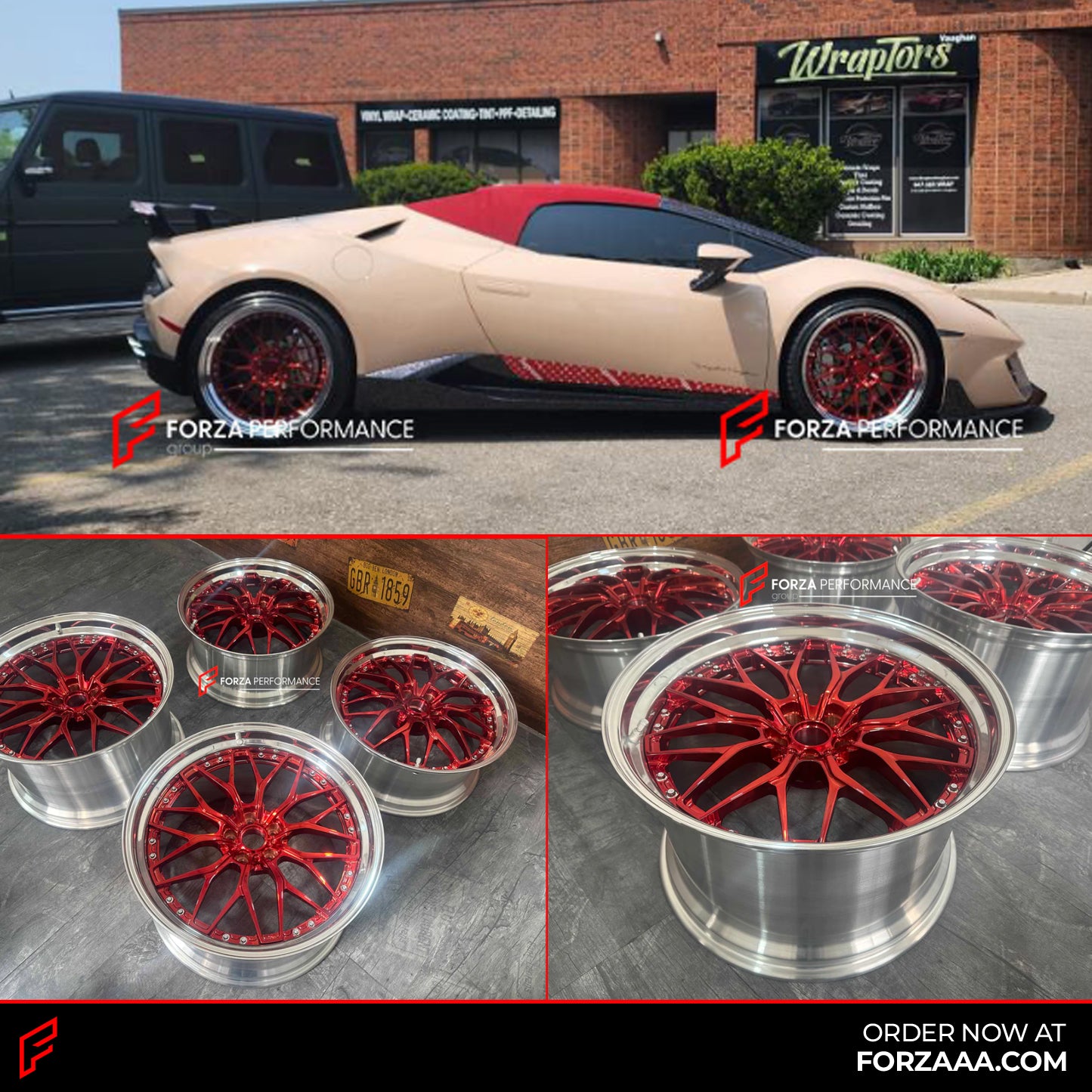 ANRKY RS-1 STYLE 3-PIECE FORGED WHEELS RIMS 20 21 INCH FOR LAMBORGHINI ...