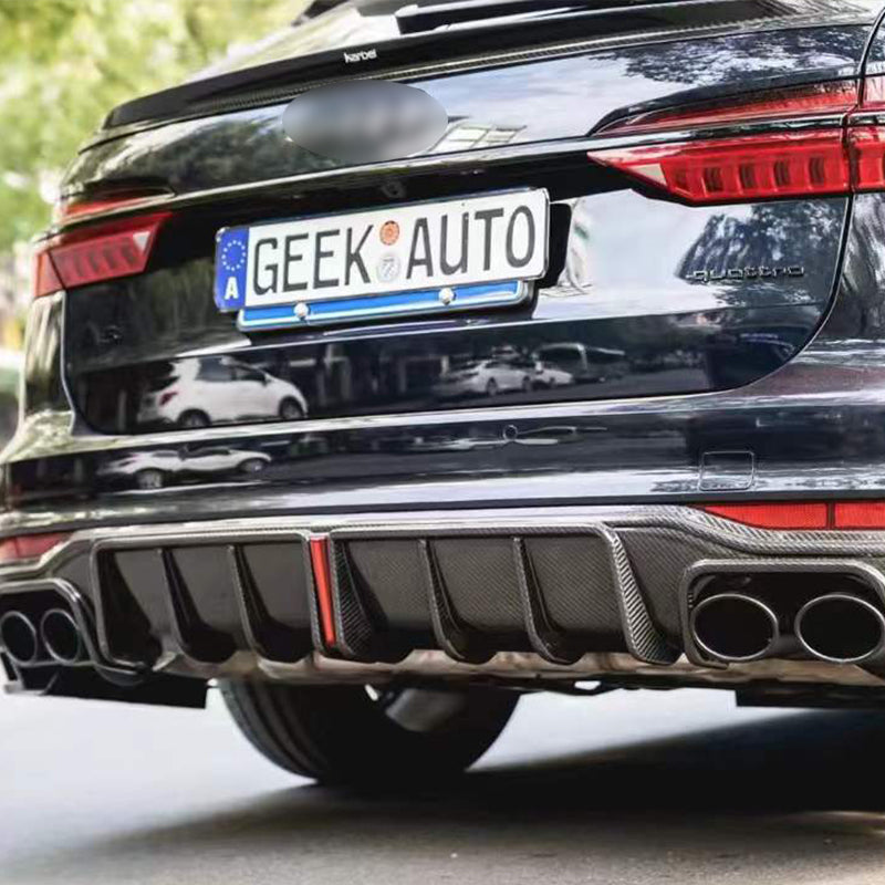 KARBEL CARBON CARBON REAR TRUNK SPOILER for AUDI A6 ALLROAD C8 2020+ F