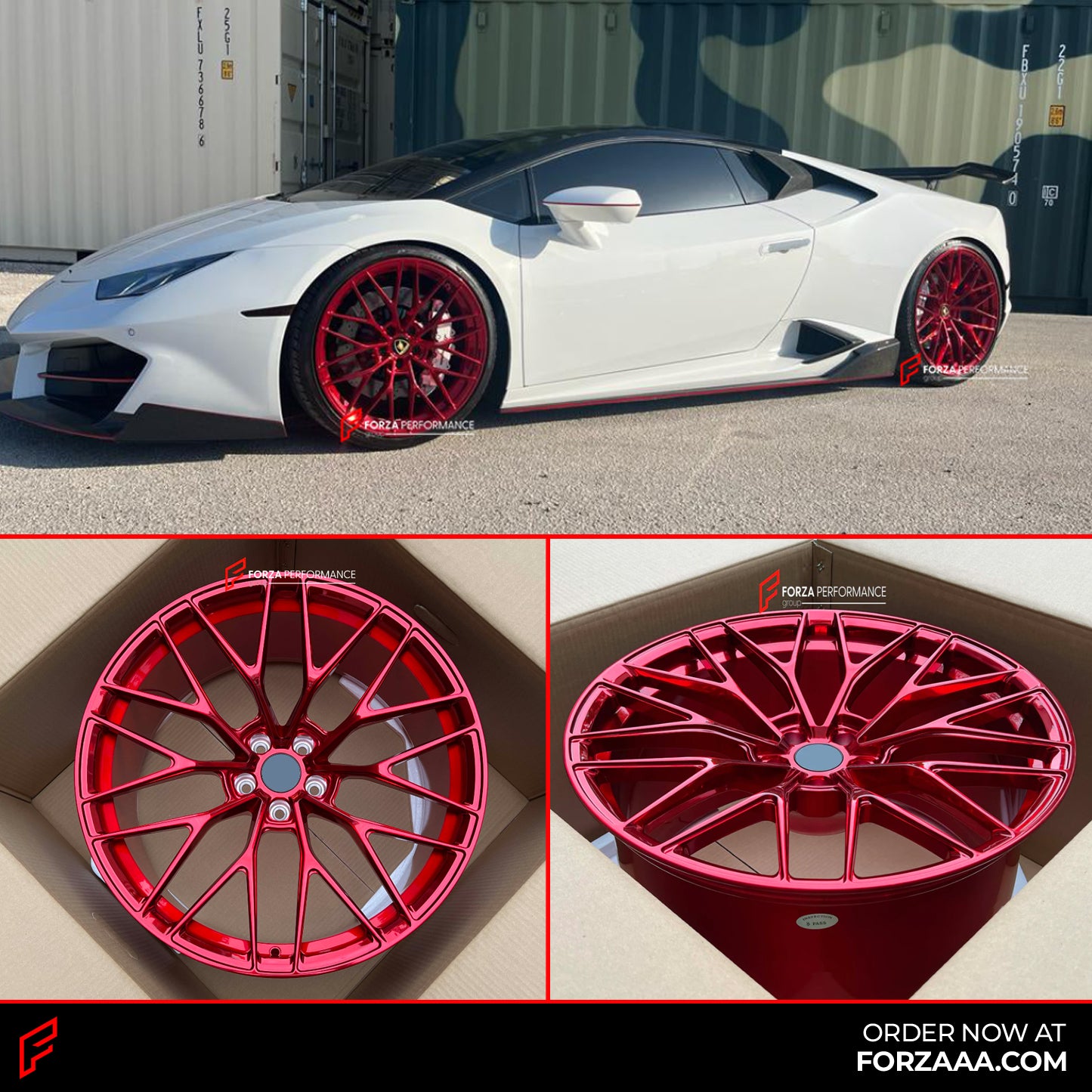 FORGED WHEELS RIMS 20 INCH FOR LAMBORGHINI HURACAN – Forza Performance ...