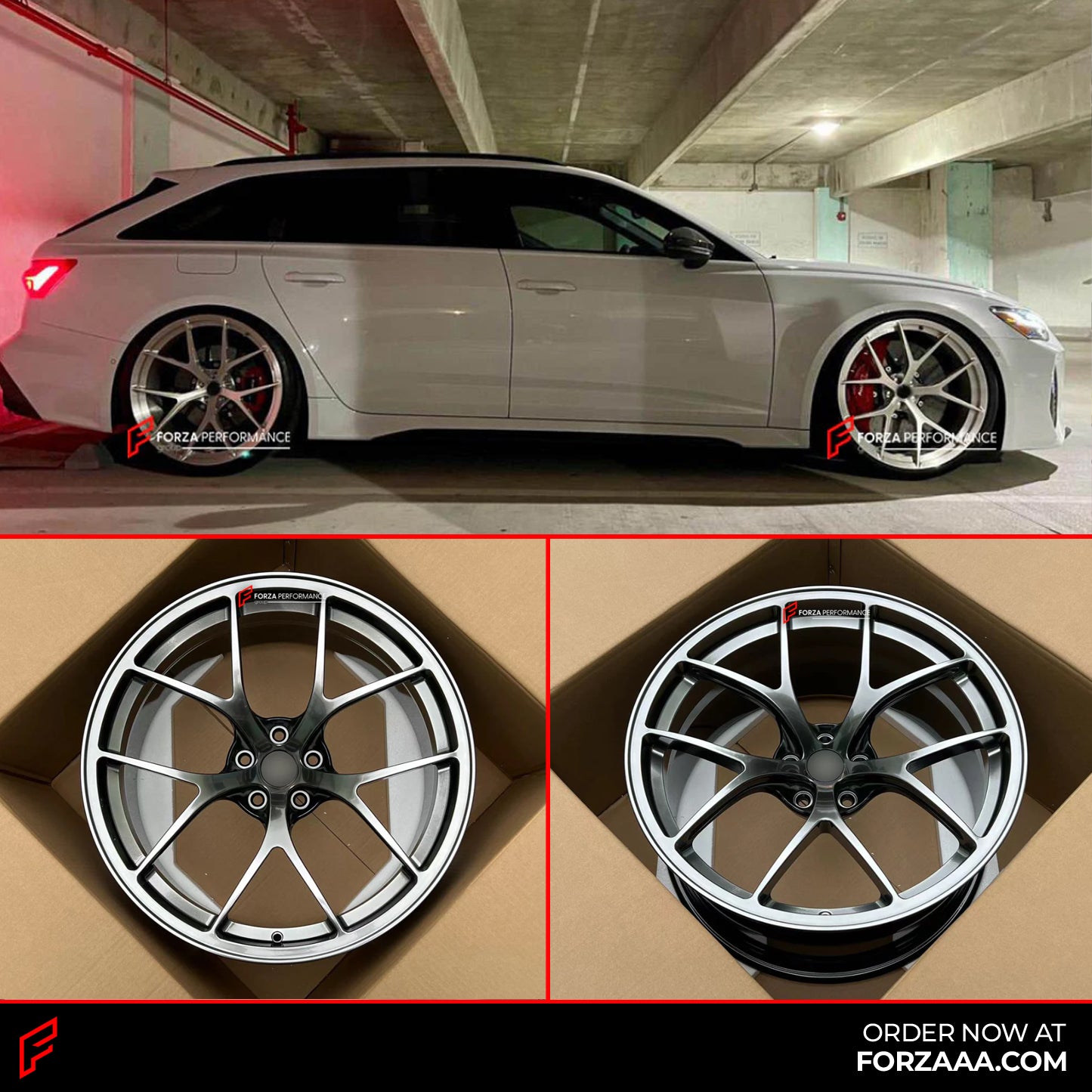 BBS FI-R STYLE 23 INCH FORGED WHEELS RIMS FOR AUDI RS6 C8 2019+ – Forza ...