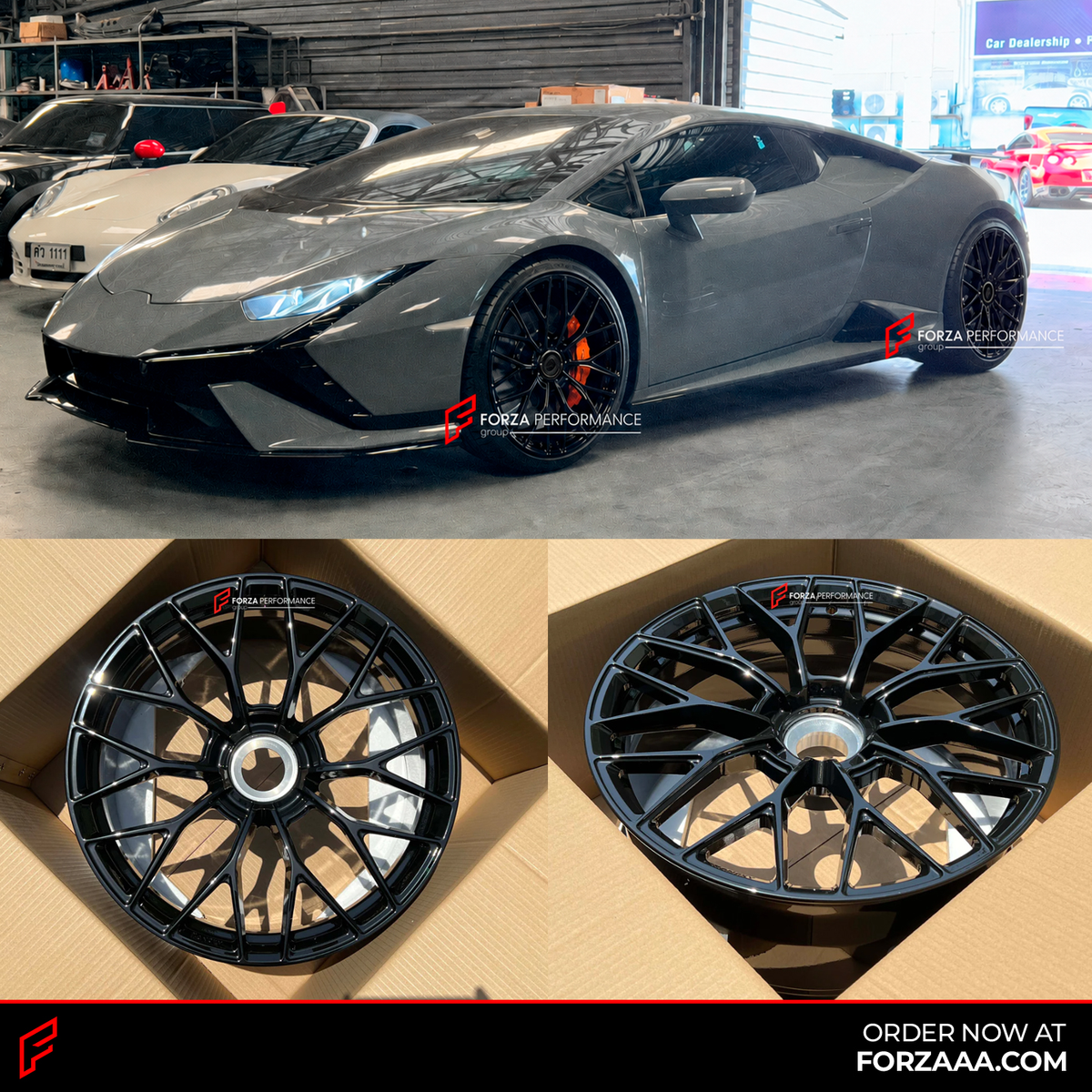 20 21 INCH FORGED WHEELS RIMS for LAMBORGHINI HURACAN TECNICA LP640-2