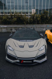 AUTHENTIC DARWIN PRO DRY CARBON FIBER WIDE BODY KIT for LAMBORGHINI HURACAN LP610 LP580 EVO 2015 - 2022 Set includes: Front Bumper Side Fenders Fender Flares Fender Add-ons Side Skirts Rear Bumper