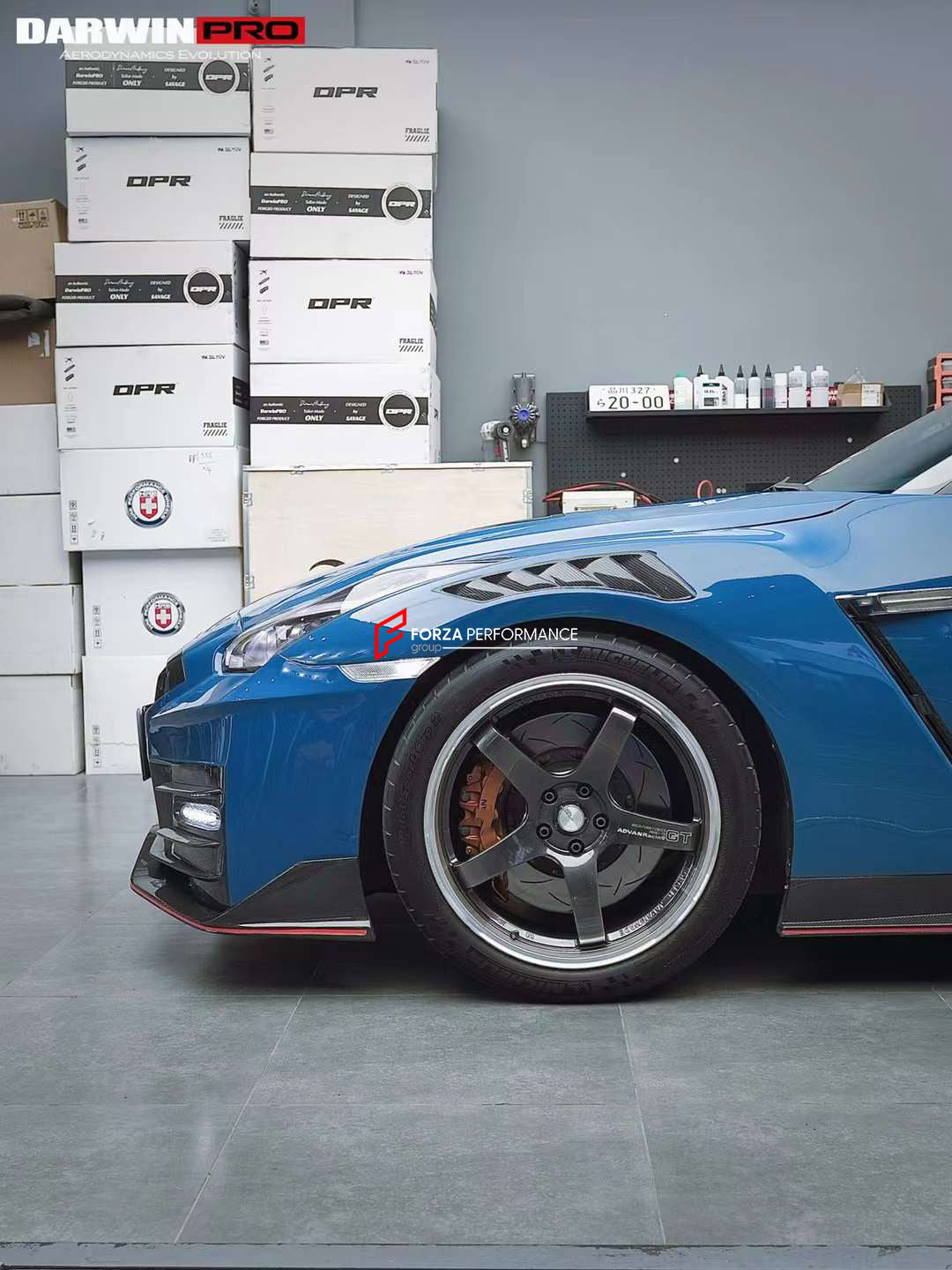 AUTHENTIC DARWINPRO DRY CARBON BODY KIT for NISSAN GT-R R35 2008 - 202 ...