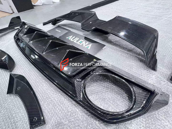 CARBON BODY KIT FOR AUDI A3 S3 RS3 2021+  Set includes:  Front Lip Front Canards Side Skirts Rear Diffuser Rear Spoiler