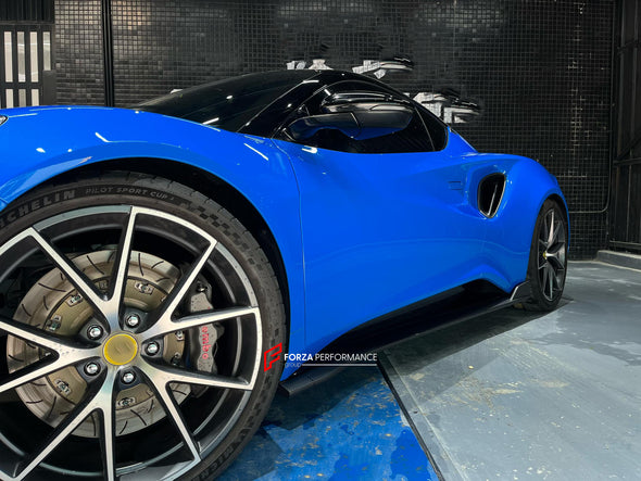 DRY CARBON BODY KIT for LOTUS EMIRA  Set includes:  Front Lip Side Skirts Rear Diffuser Rear Spoiler Front Air Vents Side Air Vents Rear Air Duct Side Mirrors