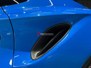 DRY CARBON BODY KIT for LOTUS EMIRA  Set includes:  Front Lip Side Skirts Rear Diffuser Rear Spoiler Front Air Vents Side Air Vents Rear Air Duct Side Mirrors