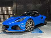 DRY CARBON BODY KIT for LOTUS EMIRA  Set includes:  Front Lip Side Skirts Rear Diffuser Rear Spoiler Front Air Vents Side Air Vents Rear Air Duct Side Mirrors
