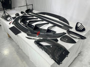 DRY CARBON BODY KIT for LOTUS EMIRA  Set includes:  Front Lip Side Skirts Rear Diffuser Rear Spoiler Front Air Vents Side Air Vents Rear Air Duct Side Mirrors