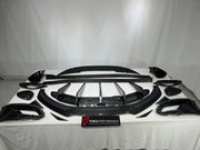 DRY CARBON BODY KIT for LOTUS EMIRA  Set includes:  Front Lip Side Skirts Rear Diffuser Rear Spoiler Front Air Vents Side Air Vents Rear Air Duct Side Mirrors