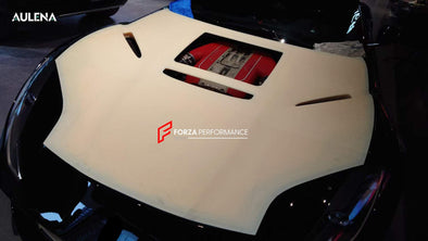 DRY CARBON HOOD WITH TRANSPARENT COVER for FERRARI 812 SUPERFAST  Set includes:  Hood with Transparent Cover