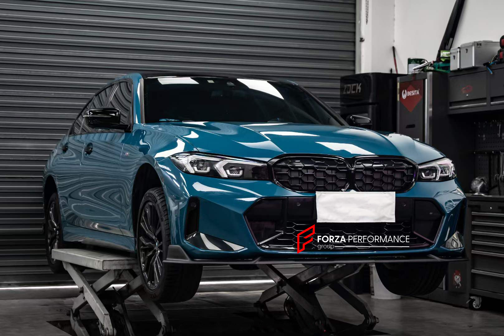 BODY AERO KIT for BMW 3-SERIES G20 LCI  Set includes:  Front Lip Side Skirts Rear Diffuser