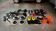 LIFT KIT PORTAL AXEL FOR MERCEDES-BENZ G-CLASS W463A W464  Available for LHD and RHD, convert your G-Class 2019+ G63 G500 to 4×4²  Set includes:  Big Brake Kit Portal Axels Springs 2 Front Outer Steering Knuckles 2 Heavy Duty Rear Axle Shafts Set of Axle Braces for Front & Rear Axles 4 ABS Sensors Mounting Bolts