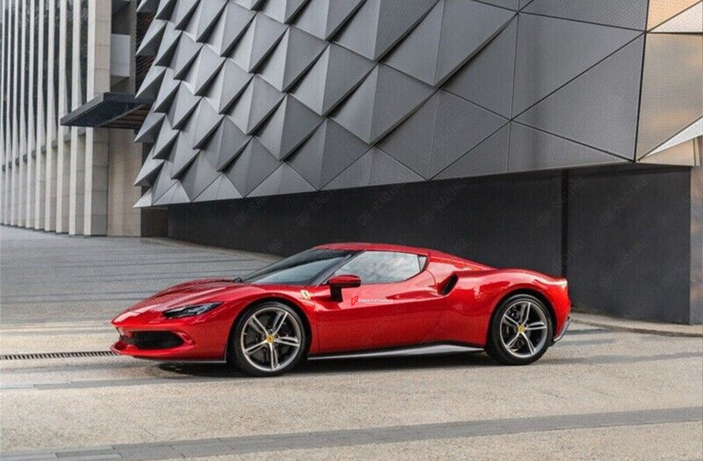 OEM style DRY CARBON Side Skirts for FERRARI 296 GTS GTB  2022+