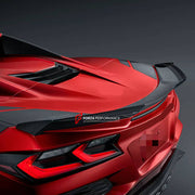 5V5 STYLE CARBON REAR SPOILER for CHEVROLET CORVETTE C8 Z06 2024  Set includes:  Rear Spoiler