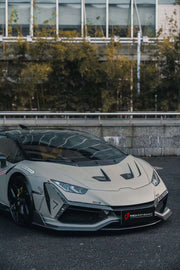 AUTHENTIC DARWIN PRO DRY CARBON FIBER WIDE BODY KIT for LAMBORGHINI HURACAN LP610 LP580 EVO 2015 - 2022 Set includes: Front Bumper Side Fenders Fender Flares Fender Add-ons Side Skirts Rear Bumper