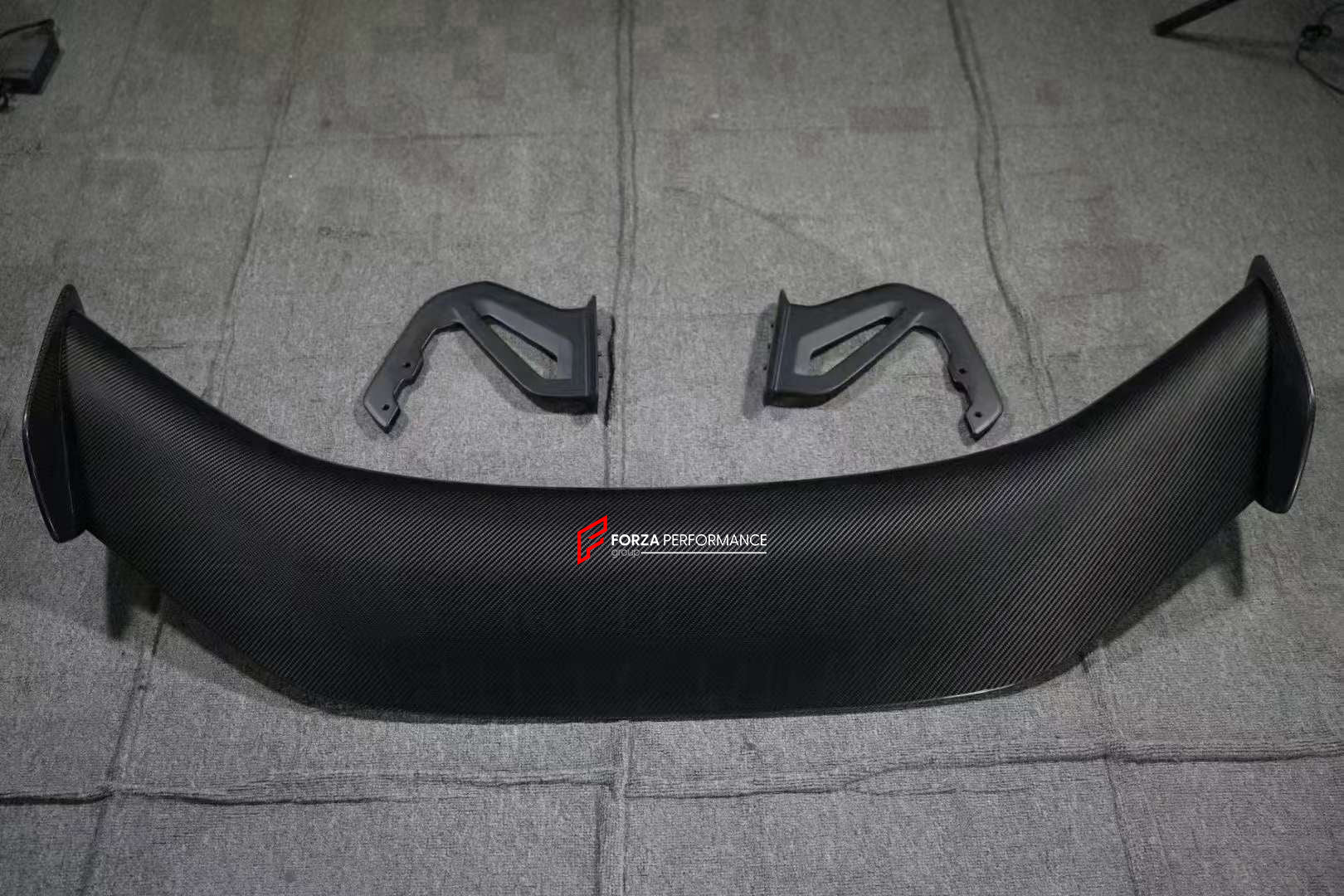 DRY CARBON REAR SPOILER for PORSCHE 718 CAYMAN GT4RS  Set includes:  Rear Spoiler