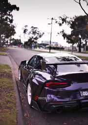 BKSS II CARBON BODY KIT FOR TOYOTA SUPRA A90 A91 2019+  Set includes:  Front Lip Front Canards Front Bumper Hood Side Skirts