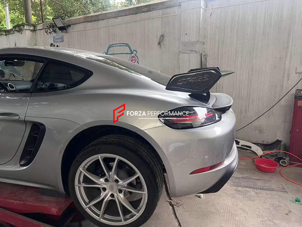 GT4RS BODY KIT for PORSCHE 718 982 CAYMAN BOXSTER 2016+  Set includes:  Front Bumper Rear Spoiler Exhaust Tips Side Air Vent Covers