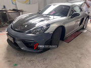 GT4RS BODY KIT for PORSCHE 718 982 CAYMAN BOXSTER 2016+  Set includes:  Front Bumper Rear Spoiler Exhaust Tips Side Air Vent Covers