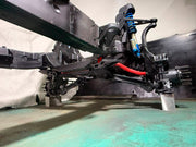 6x6 FRAME COMPLETE AXLE WITH PORTALS FOR MERCEDES BENZ G CLASS AMG W464 W465 G500 G400 G63 2019+

Set includes:

6x6 Extended Frame
Front Portals
Rear Axle Portals
Middle Axle Portals
Rear Axle
Middle Axle
Front Shocks
Rear Axle Springs
Middle Axle Springs
Rear Axle Shocks
Middle Axle Shocks
Rear Axle Tie Rod
Rear Axle Stabilizer Bar
Rear Axle Pull Rods
Middle Axle Tie Rod
Middle Axle Stabilizer Bar
Middle Axle Pull Rods
Drive Shaft from middle axle to rear axle

Clearance Increase: +150mm ( 6 inch )

Wheel