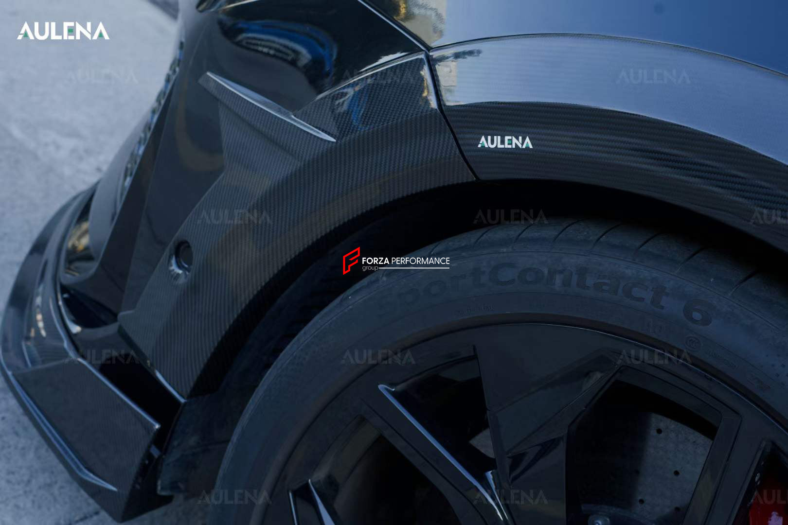 AUTHENTIC AULENA DRY CARBON WIDE BODY KIT for AUDI RSQ8 4M 2020+  Set includes:  Front Lip Front Air Vent Cover Hood/Bonnet Side Skirts Side Fenders Carbon Add-ons Trunk Wing Spoiler Rear Diffuser