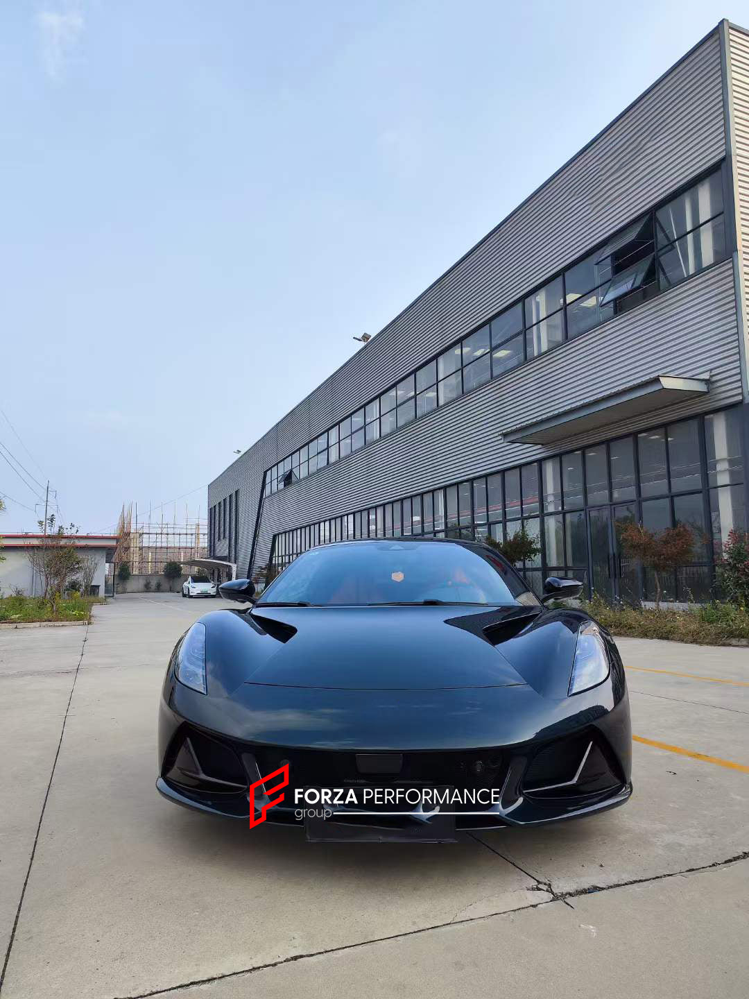 VALVED EXHAUST CATBACK MUFFLER for LOTUS EMIRA 3.5T  Set includes:  Center Pipes Mufflers with valves Exhaust tips