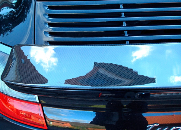 CARBON REAR TRUNK SPOILER for PORSCHE 911 997.1 TURBO S 2004 - 2010