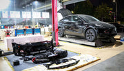 BODY KIT for TESLA MODEL Y 2020+  Set includes:  Front Bumper Front Bumper Canards Rear Diffuser Rear Spoiler