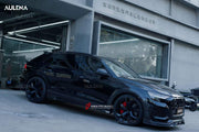AUTHENTIC AULENA DRY CARBON WIDE BODY KIT for AUDI RSQ8 4M 2020+  Set includes:  Front Lip Front Air Vent Cover Hood/Bonnet Side Skirts Side Fenders Carbon Add-ons Trunk Wing Spoiler Rear Diffuser