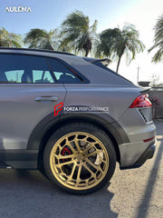 AUTHENTIC AULENA DRY CARBON WIDE BODY KIT for AUDI RSQ8 4M 2020+  Set includes:  Front Lip Front Air Vent Cover Hood/Bonnet Side Skirts Side Fenders Carbon Add-ons Trunk Wing Spoiler Rear Diffuser