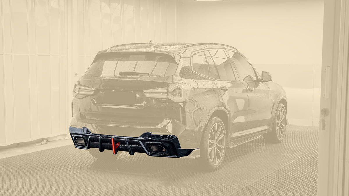 AERO KIT for BMW X3 G01 LCI 2021 - 2024

&nbsp;

Set incudes:&nbsp;

Front Lip
Side Skirts
Rear Diffuser
Rear Canards

Material: Carbon fiber

Note: Professional installation is required