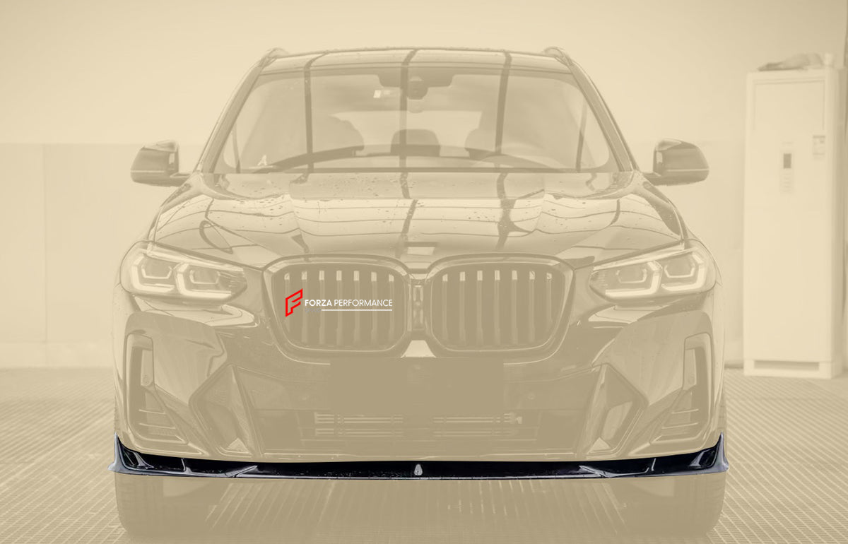 AERO KIT for BMW X3 G01 LCI 2021 - 2024

&nbsp;

Set incudes:&nbsp;

Front Lip
Side Skirts
Rear Diffuser
Rear Canards

Material: Carbon fiber

Note: Professional installation is required
