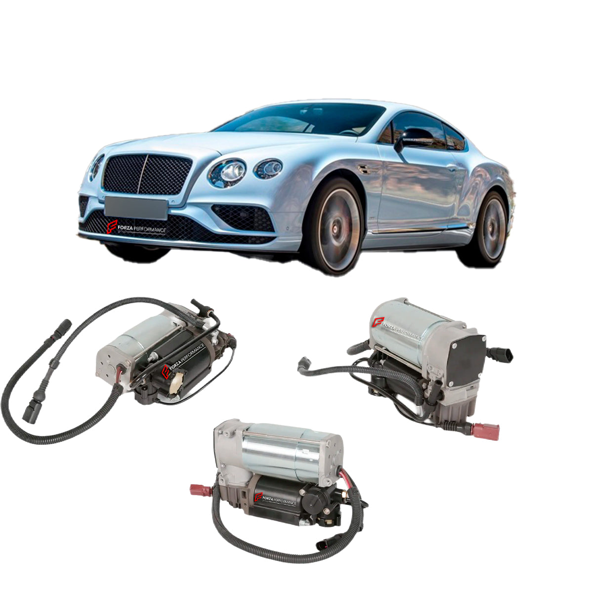 AIR SUSPENSION COMPRESSOR PUMP for BENTLEY CONTINENTAL GT 2003 - 2011 2011 - 2018 2018 - 2024 2024+

If your air suspension is no longer functioning properly or has completely dropped, it's time to replace these parts with new ones.

Set includes:

Air Compressor

Part Number OE NO : 3D0616005H, 3D0616005K, 3D0616005L, 3D0616005P, 3D0616007C, 3D0616007D, 3D0616007E, 3D0616005M

Note: 1 year warranty.