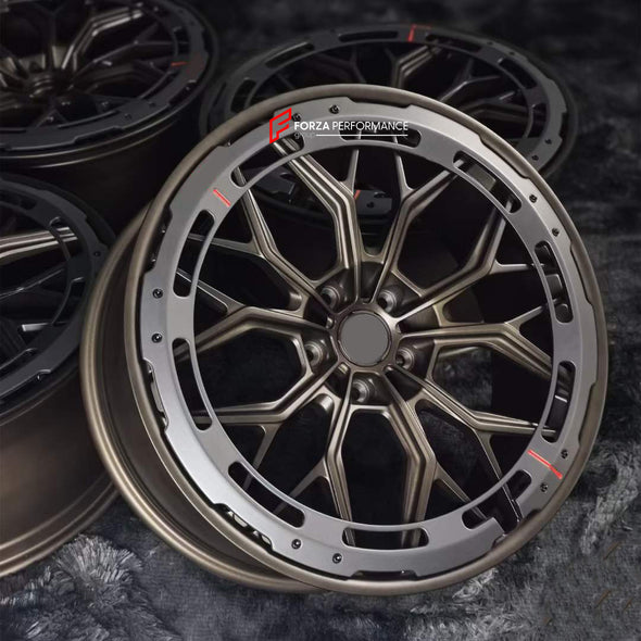 AL13 109R STYLE FORGED WHEELS WITH AERODISC AERO RING ADMC-3 for MCLAREN