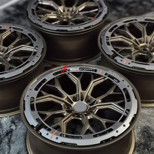 AL13 109R STYLE FORGED WHEELS WITH AERODISC AERO RING ADMC-3 for MCLAREN