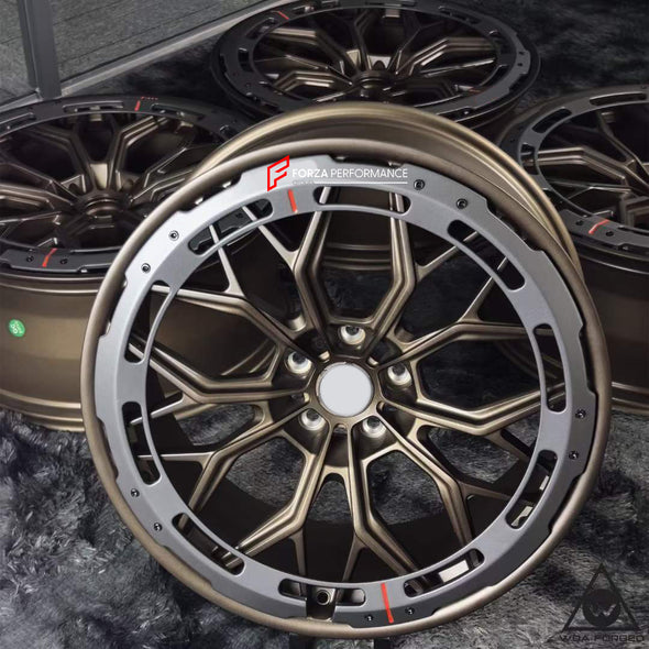 AL13 109R STYLE FORGED WHEELS WITH AERODISC AERO RING ADMC-3 for MCLAREN