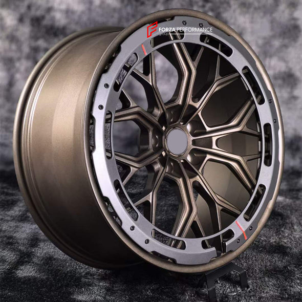 AL13 109R STYLE FORGED WHEELS WITH AERODISC AERO RING ADMC-3 for MCLAREN