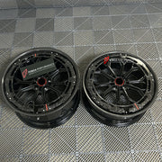 AL13 R80-109R STYLE 20 INCH FORGED WHEELS RIMS WITH AERODISC AERO RING for LAMBORGHINI HURACAN LP580 2019
