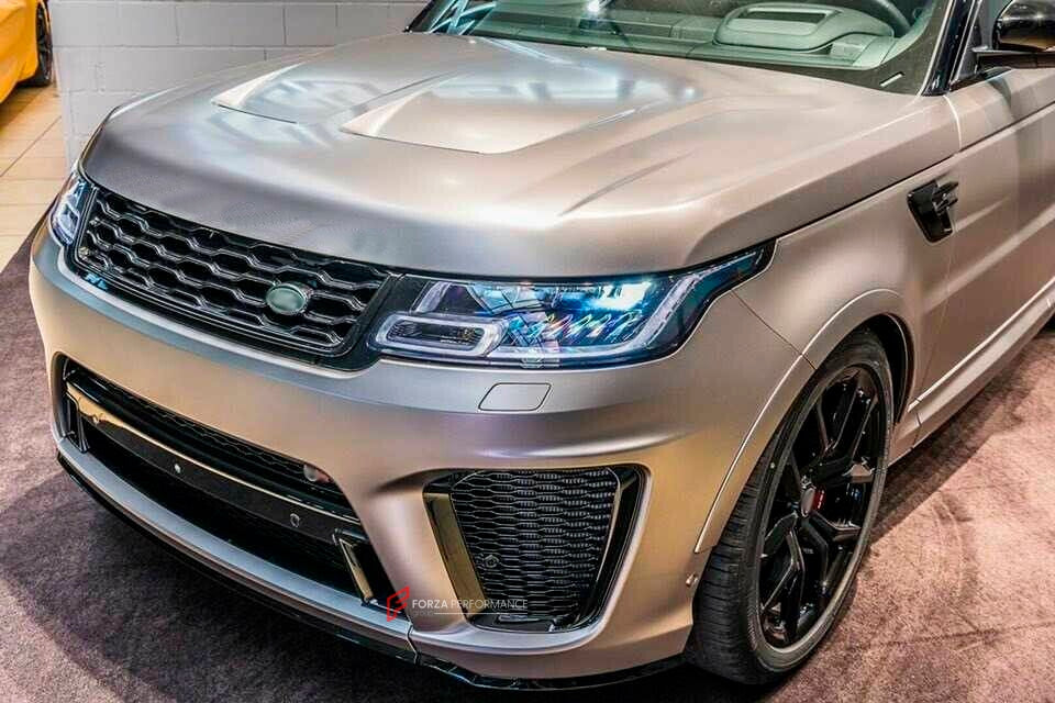 ALUMINIUM VENTED HOOD BONNET for LAND ROVER RANGE ROVER SPORT SVR L494 2014-2019