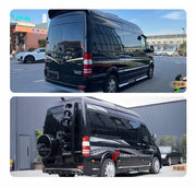 AMG STYLE BODY KIT for MERCEDES-BENZ SPRINTER W906 2006 - 2018  Set includes:  Front Bumper Front Grille Side Skirts Rear Diffuser Exhaust Tips