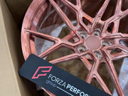 FORGED WHEELS RIMS FOR MCLAREN P47 SUV 2028+ Forza Performance custom fit buy Rose Gold Y-Spoke style design wheels